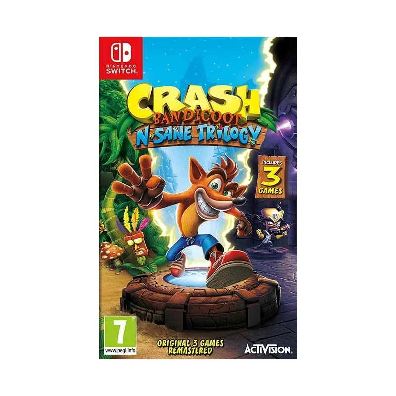 SWITCH Crash Bandicoot N. Sane Trilogy - Usato