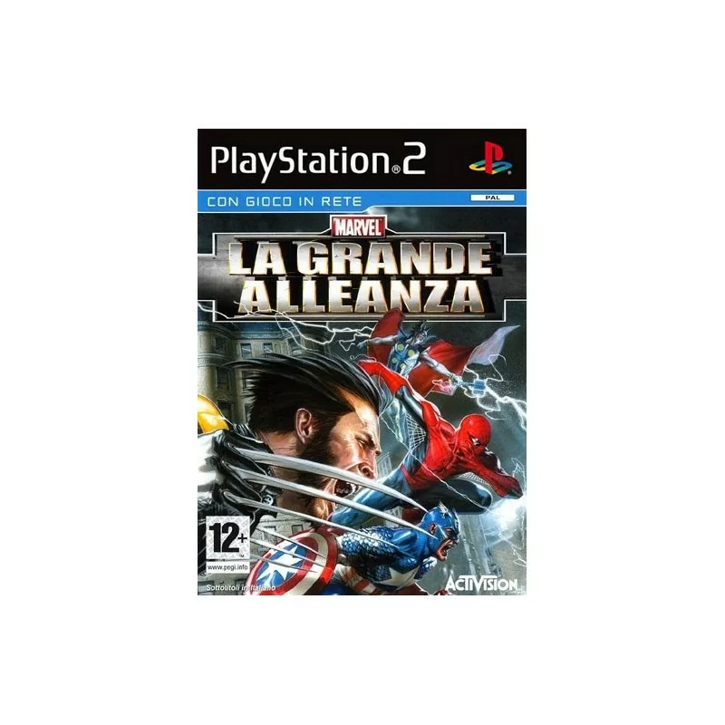 PS2 Marvel: La Grande Alleanza - Usato