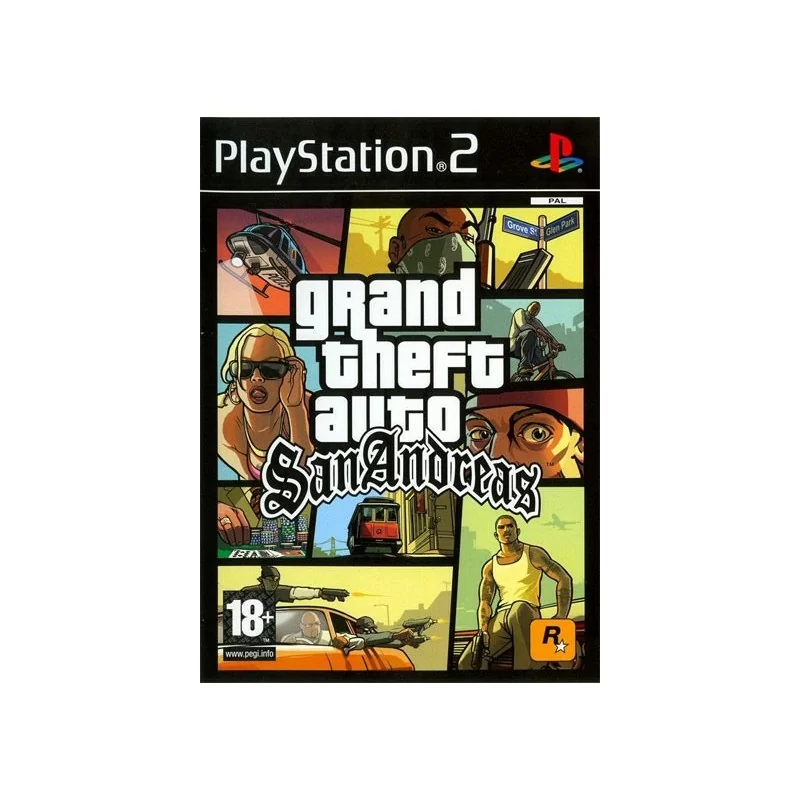 PS2 Grand Theft Auto: San Andreas - Usato