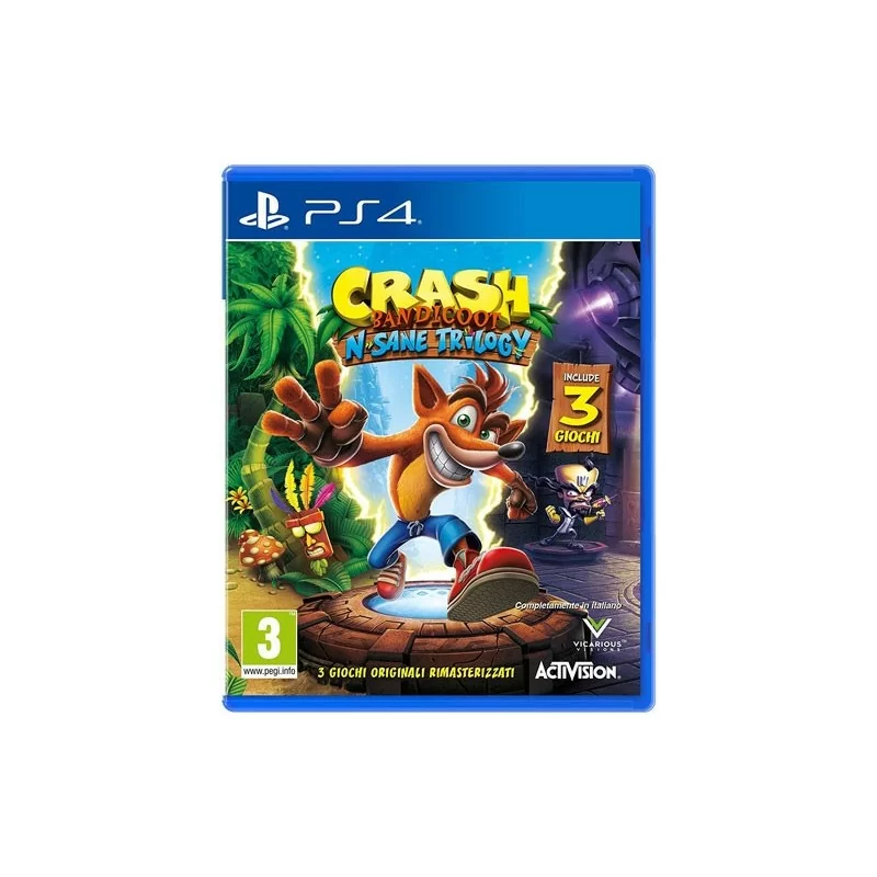 PS4 Crash Bandicoot N. Sane Trilogy - Usato