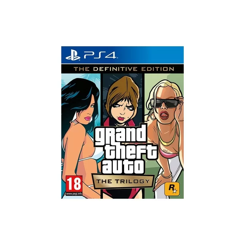 PS4 Grand Theft Auto The Trilogy - The Definitive Edition - Usato