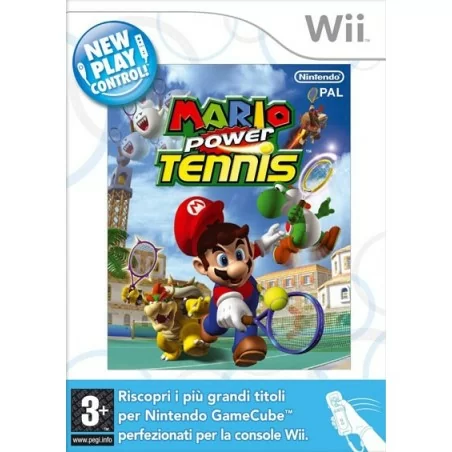 WII Mario Power Tennis - New Play Control! - Usato