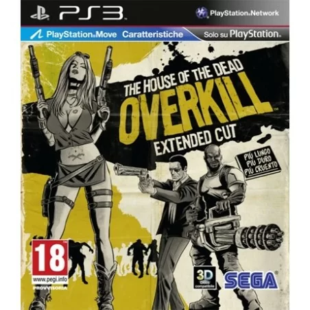 PS3 The House of the Dead: Overkill - Extended Cut - Usato