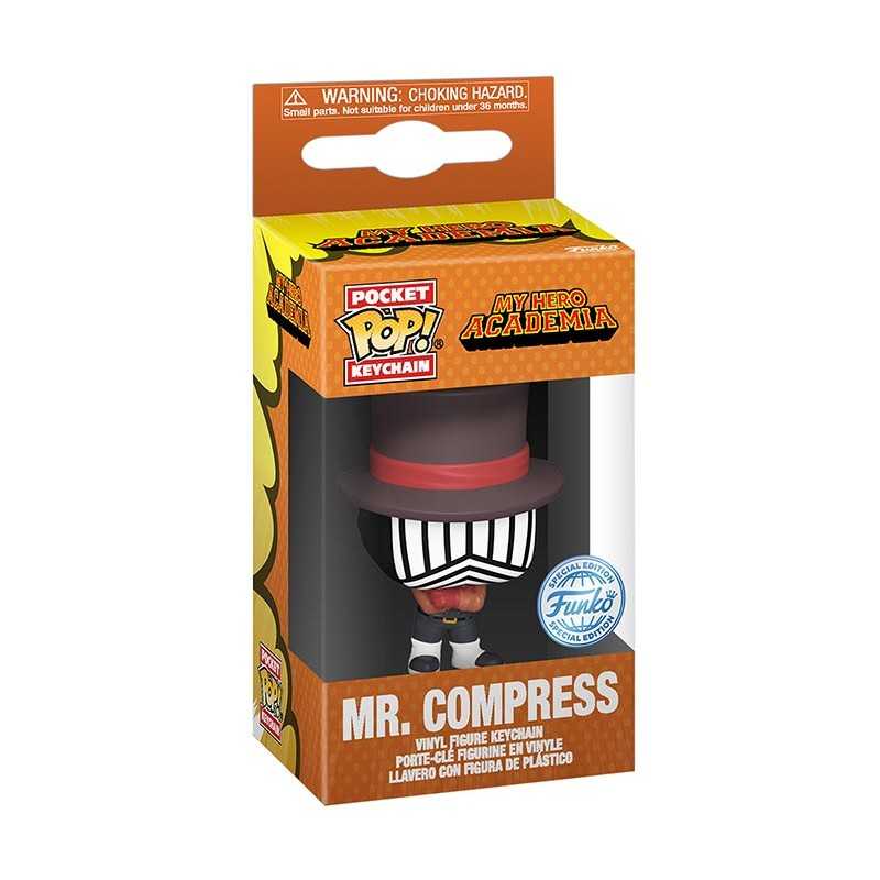 Mr. Compress - Portachiavi - My Hero Academia - Funko Pop! Pocket Keychain