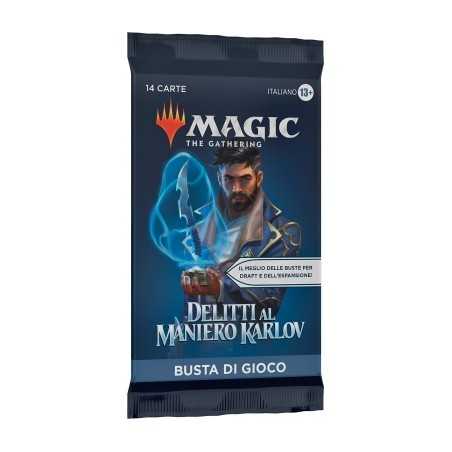 MAGIC The Gathering Delitti al Maniero Karlov ITA Bustina Play Booster 14 Carte