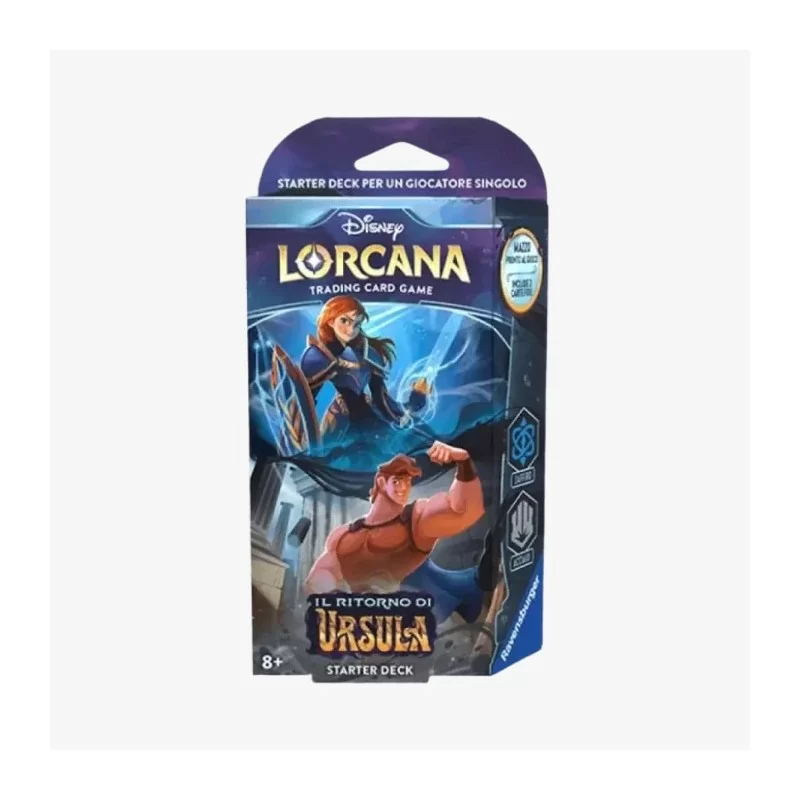 Disney Lorcana TCG - Il Ritorno di Ursula - Starter Deck Zaffiro / Acciaio - ITA