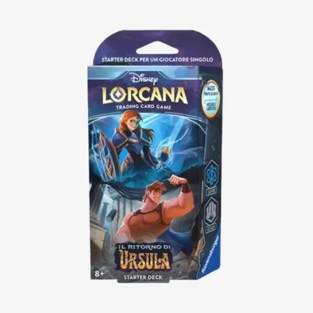 Disney Lorcana TCG - Il Ritorno di Ursula - Starter Deck Zaffiro / Acciaio - ITA