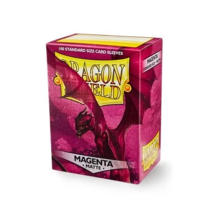 Dragon Shield Standard Sleeves - Matte Magenta (100 Sleeves)