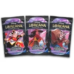 Disney Lorcana TCG - Rise of the Floodborn - Bustina Booster Pack da 12 Carte - ENG