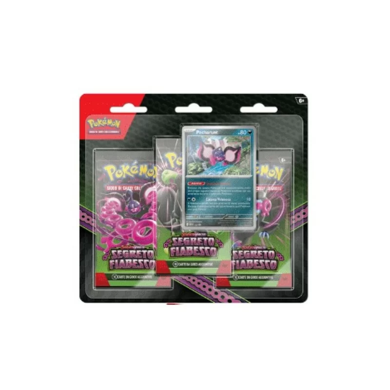 Pokèmon Scarlatto & Violetto: Segreto Fiabesco - 3 Pack Blister Pecharunt (ITA)