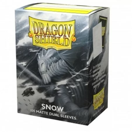 Dragon Shield Dual Sleeves - Matte Snow (100 Sleeves)