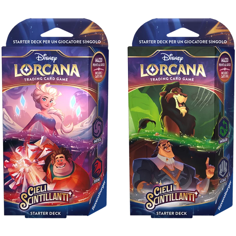 Disney Lorcana TCG - Cieli Scintillanti - Bundle Starter Deck - ITA