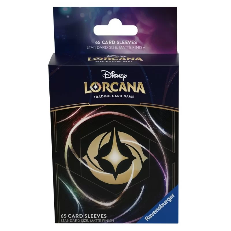 Disney Lorcana TCG - Cieli Scintillanti - 65 Buste Protettive Lorcana Logo