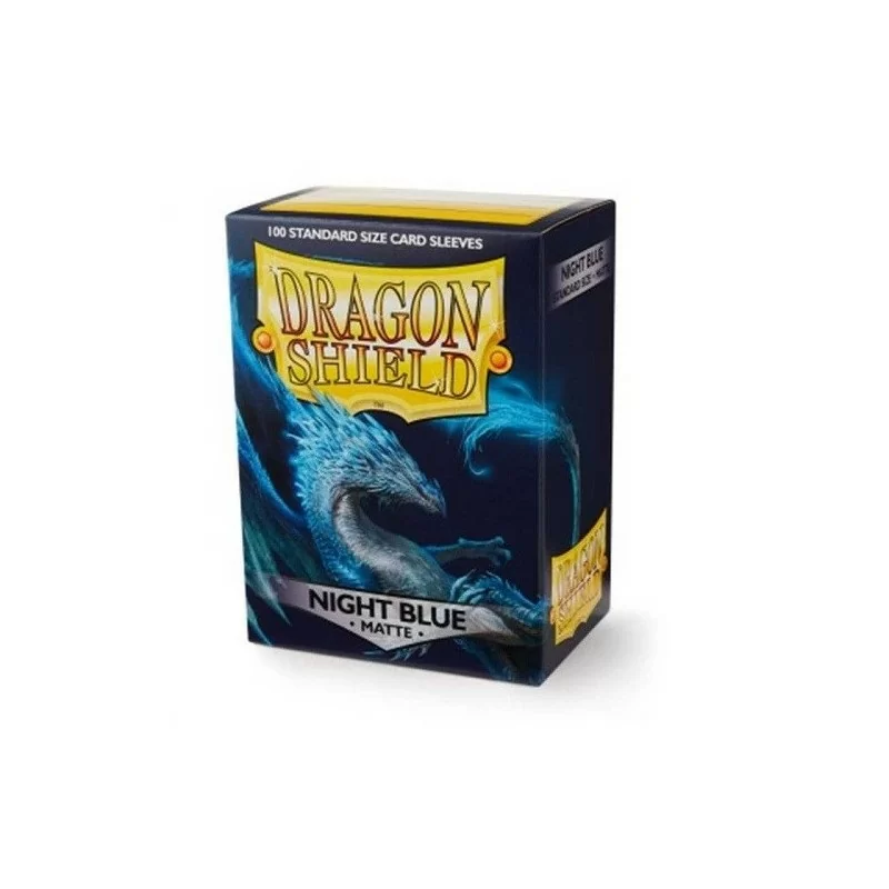 Dragon Shield Standard Sleeves - Matte Night Blue (100 Sleeves)