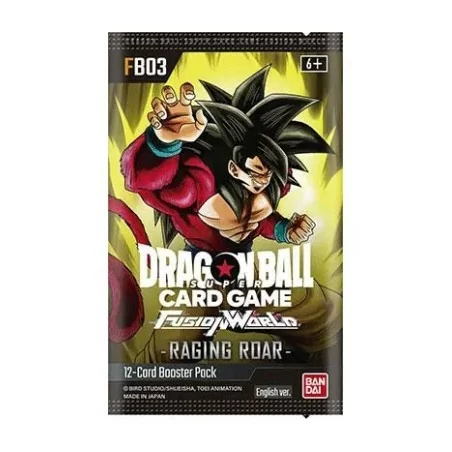 Dragon Ball Super Card Game: Fusion World - Raging Roar FB-03 - Bustina Play Booster ENG