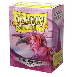 Dragon Shield Standard Sleeves - Pink Diamond (100 Sleeves)