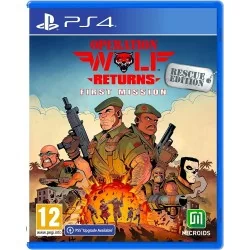 PS4 Operation Wolf Returns: First Mission - RESCUE EDITION - Usato