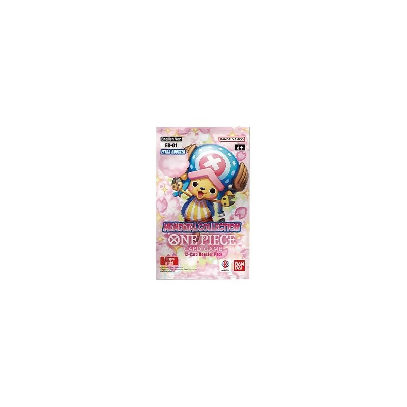 One Piece Card Game - Extra Booster - Memorial Collection EB-01 - Bustina Play Booster 12 Carte (ENG)