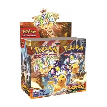 Pokèmon Scarlatto & Violetto: Scintille Folgoranti Display Box 36 Buste (ITA) - USCITA 08/11/2024