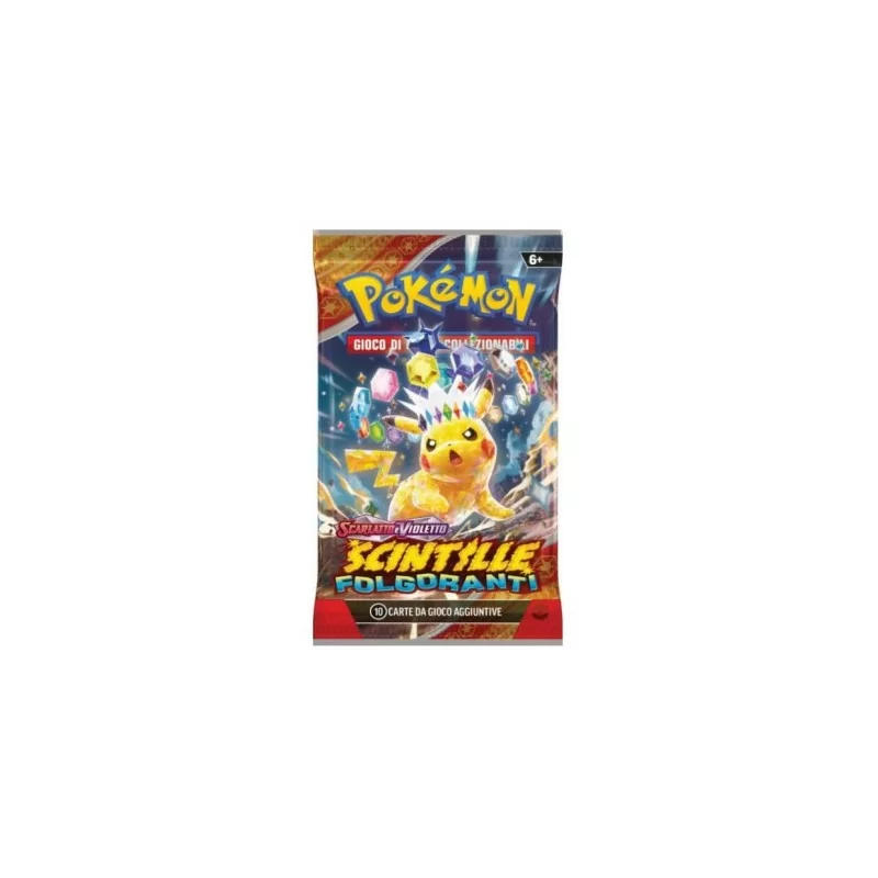 Pokèmon Scarlatto & Violetto: Scintille Folgoranti Bustina Play Booster 10 Carte (ITA) - USCITA 08/11/2024