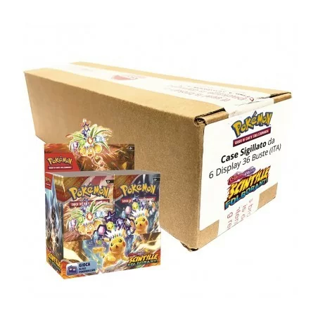 Pokèmon Scarlatto & Violetto: Scintille Folgoranti Case con 6 Display Box 36 Buste (ITA) - USCITA 08/11/2024