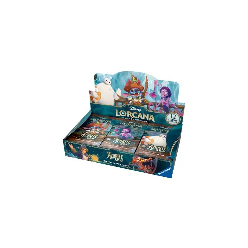 Disney Lorcana TCG - Mare di Azzurrite - Box display 24 buste - ENG - USCITA 27/11/24