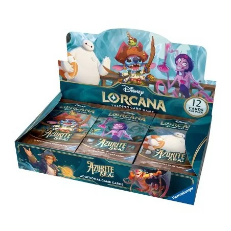 Disney Lorcana TCG - Mare di Azzurrite - Box display 24 buste - ENG - USCITA 27/11/24