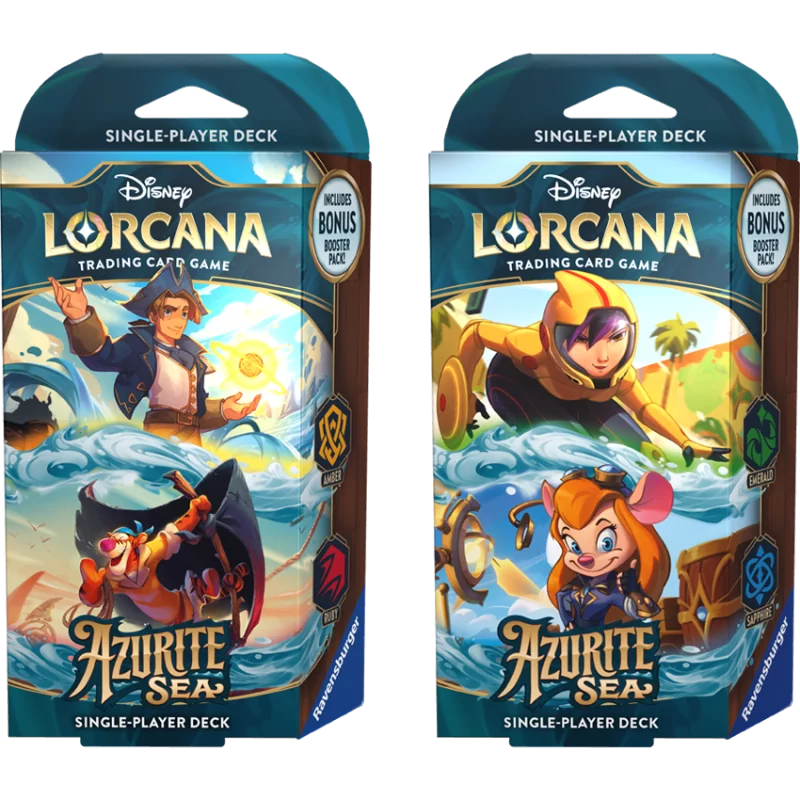 Disney Lorcana TCG - Mare di Azzurrite - Bundle Starter Deck - ENG