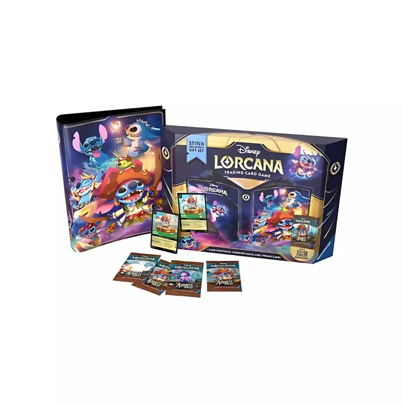 Disney Lorcana TCG - Mare di Azzurrite - Stitch Collector's Gift Set - ENG - USCITA 27/11/24