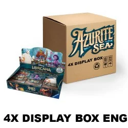 Disney Lorcana TCG - Mare di Azzurrite - Case Box Display - ENG - USCITA 27/11/24