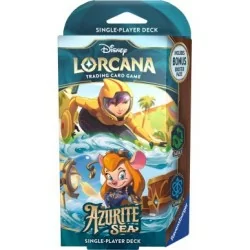 Disney Lorcana TCG - Mare di Azzurrite - Starter Deck Emerald/Sapphire - ENG - USCITA 27/11/24