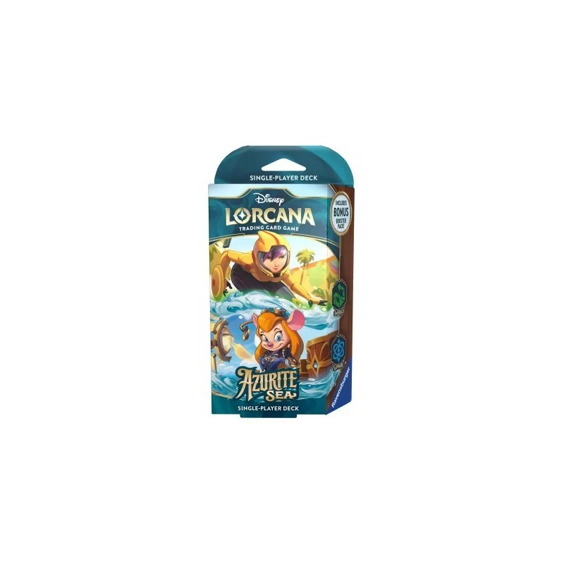 Disney Lorcana TCG - Mare di Azzurrite - Starter Deck Emerald/Sapphire - ENG - USCITA 27/11/24