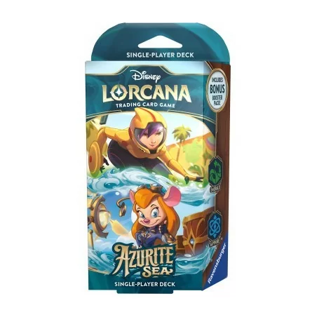 Disney Lorcana TCG - Mare di Azzurrite - Starter Deck Emerald/Sapphire - ENG - USCITA 27/11/24