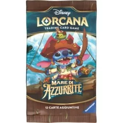 Disney Lorcana TCG - Mare di Azzurrite - Booster Pack da 12 Carte - ITA - USCITA 27/11/24