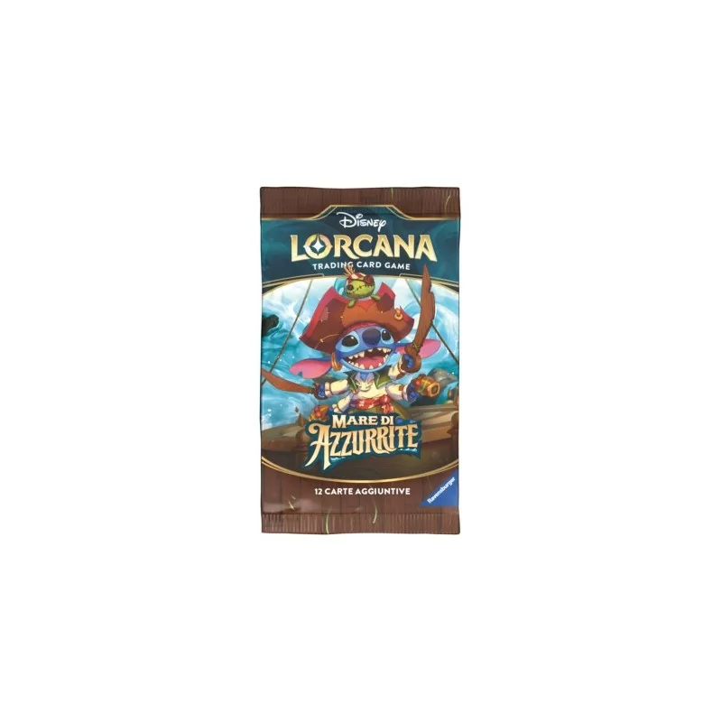 Disney Lorcana TCG - Mare di Azzurrite - Booster Pack da 12 Carte - ITA