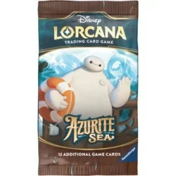 Disney Lorcana TCG - Mare di Azzurrite - Booster Pack da 12 Carte - ENG - USCITA 27/11/24