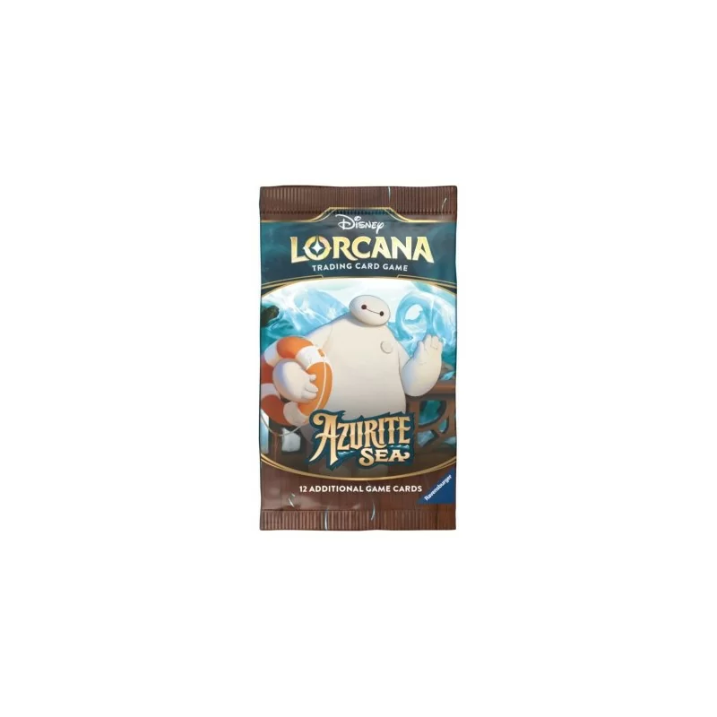 Disney Lorcana TCG - Mare di Azzurrite - Booster Pack da 12 Carte - ENG - USCITA 27/11/24