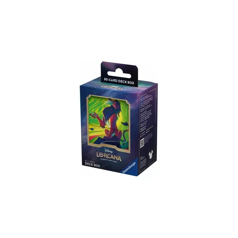 Disney Lorcana TCG - Deck Box - Scar Vengeful Lion - USCITA 27/11/24