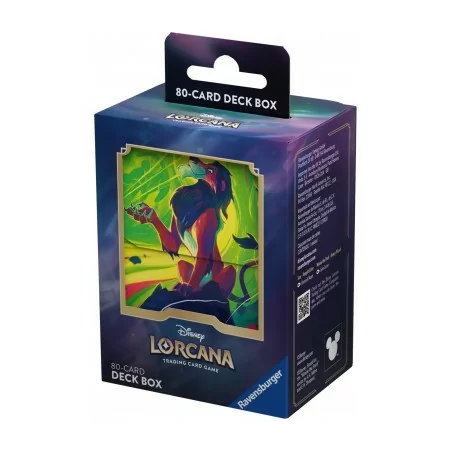 Disney Lorcana TCG - Deck Box - Scar Vengeful Lion - USCITA 27/11/24