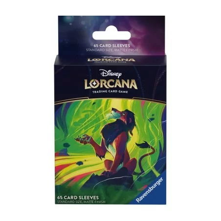 Disney Lorcana TCG - 65 Buste Protettive - Scar Vengeful Lion - USCITA 27/11/24