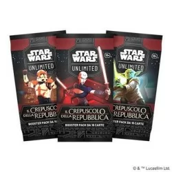 Star Wars: Unlimited - Il Crepuscolo della Repubblica - Display Box 24 Bustine ITA - USCITA 08/11/2024