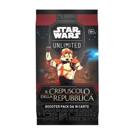 Star Wars: Unlimited - Il Crepuscolo della Repubblica - Bustina Play Booster 16 Carte ITA - USCITA 08/11/2024