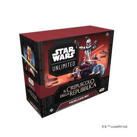 Star Wars: Unlimited - Il Crepuscolo della Repubblica - Prerelease Box ITA - USCITA 01/11/2024