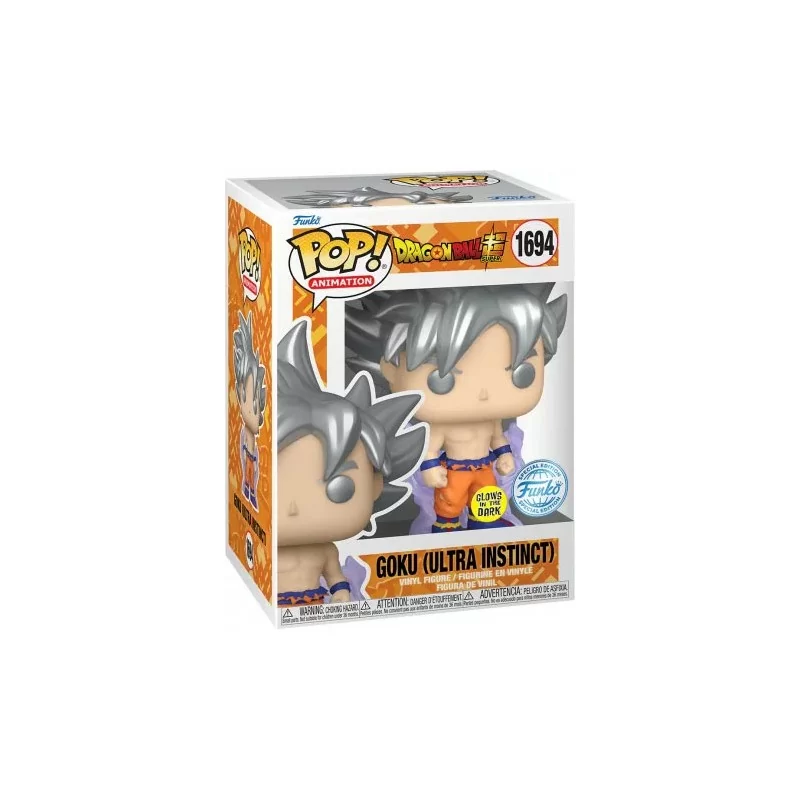 Goku (Ultra Instinct) Special Edition Glows in the Dark - 1694 - Dragon Ball Super - Funko Pop! Animation