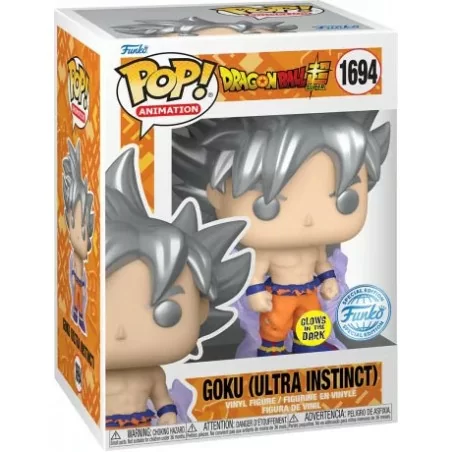 Goku (Ultra Instinct) Special Edition Glows in the Dark - 1694 - Dragon Ball Super - Funko Pop! Animation