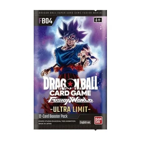 Dragon Ball Super Card Game: Ultra Limit - FB04 - Bustina Play Booster 12 Carte ENG