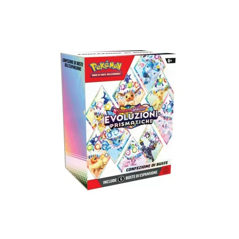 Pokémon Scarlatto & Violetto: Evoluzioni Prismatiche Bundle 6 Buste di Espansione (ITA) - USCITA 07/03/2025