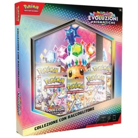 Pokémon Scarlatto & Violetto: Evoluzioni Prismatiche Collezione con Raccoglitore (ITA) - USCITA 17/01/2025