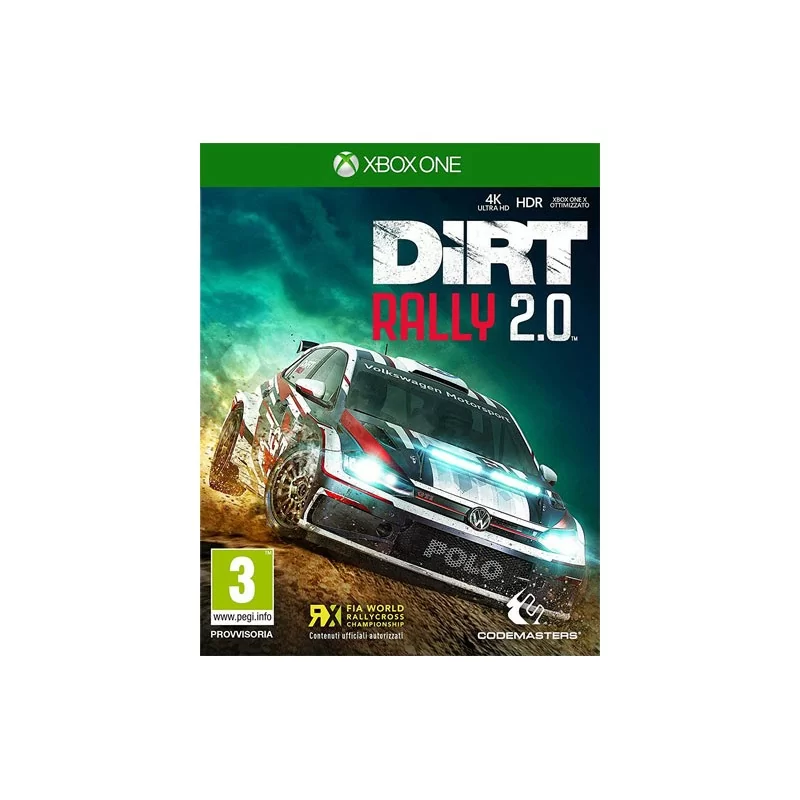 XBOX ONE DiRT Rally 2.0 - Usato