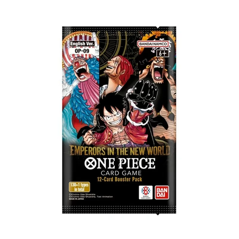 One Piece Card Game OP-09 Emperors of the New World Box Bustina Play Booster 12 Carte - ENG